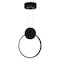 Cwi Lighting Pulley 8 in LED Black Mini Pendant 1297P8-1-101 - alternate 5